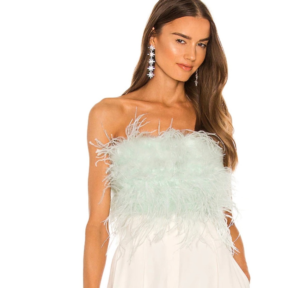 LAMARQUE x REVOLVE Zaina Top in Mint NWT